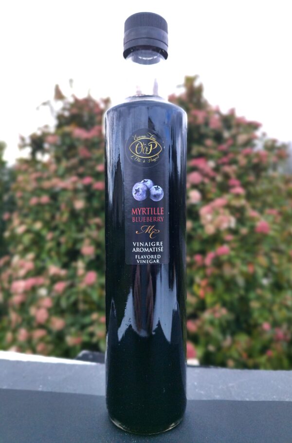 Vinaigre de vin à la myrtille 500ml.