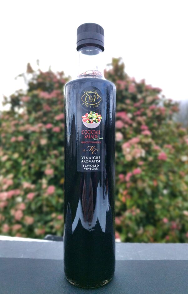 Vinaigre de vin "cocktail" abricot/framboise 500ml.