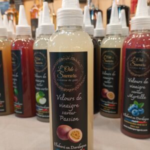 Velours de vinaigre de vin au fruit de la passion 20cl.