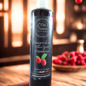 Vinaigre de vin saveur Framboise 500ml.