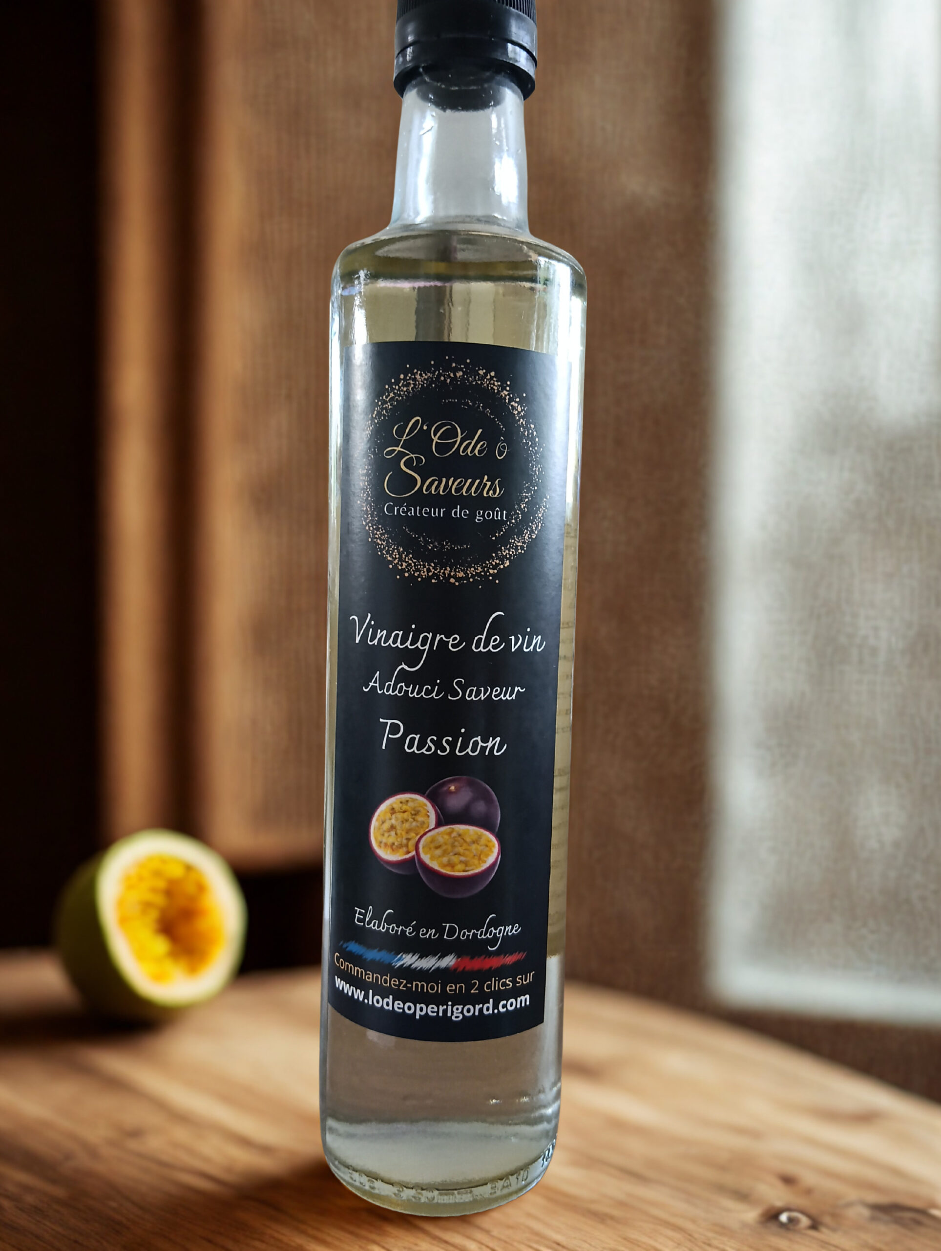 Vinaigre de vin saveur Fruit de la Passion 500ml