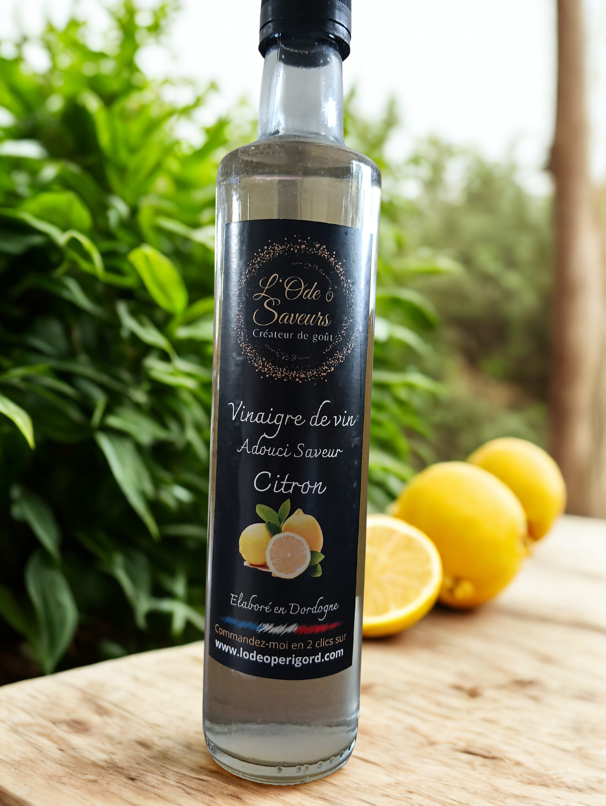 Vinaigre de vin aux zestes de Citron 500ml