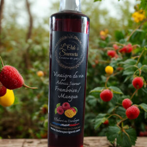 Vinaigre de vin saveur Framboise/Mangue 500ml