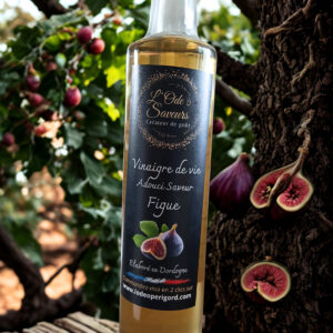 Vinaigre de vin blanc saveur Figue 500ml.