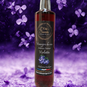 Vinaigre de vin saveur Violette 500 ml.