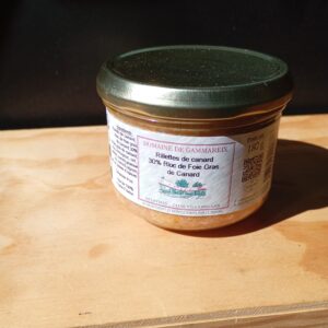Rillettes de Canard au Foie Gras (30%) 180g.