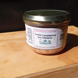 Pâté de campagne aux châtaignes 180gr.