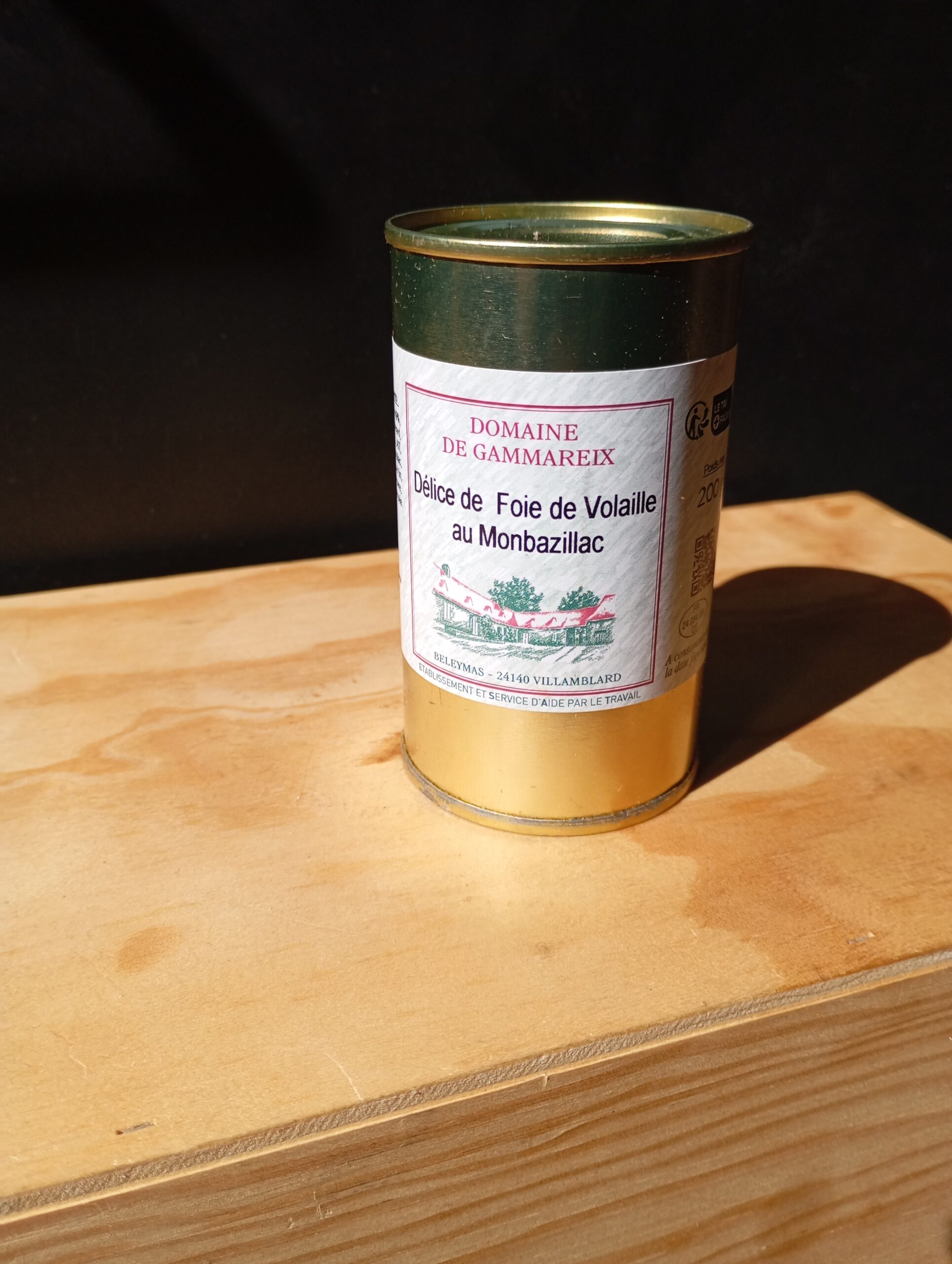 Foie de volaille au Monbazillac 200g.
